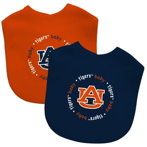 BabyFanatic Officially Licensed Unisex Baby Bibs 2 Pack - NCAA Auburn Tigers Baby Fanatic