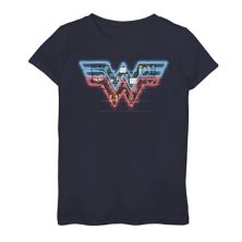 Светящаяся футболка с логотипом и рисунком DC Comics Wonder Woman для девочек 7-16 лет DC Comics