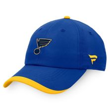 Мужская фирменная синяя бейсболка St. Louis Blues с логотипом Fanatics Authentic Pro Rink Pinnacle Adjustable Hat Fanatics