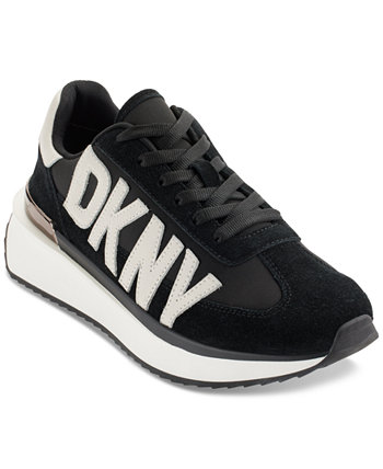 Низкие кроссовки на шнуровке Arlan от DKNY для женщин - модель жизненного стиля DKNY