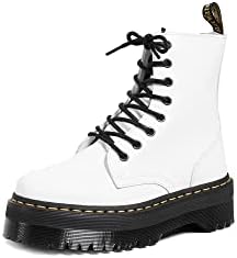 Ботинки Dr. Martens Jadon 8-ми дырочные из 100% кожи на платформе с прочной подошвой Dr. Martens