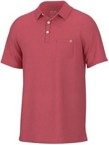 HUK Waypoint, Performance Polo Shirt for Men Huk