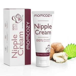 Momcozy 100% Natural Nipple Cream 1.41oz, Vegan Lanolin-Free Nipple Butter, Used with S12 Pro M5 Breast Pumps Momcozy