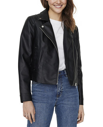 Women's Ramon Faux-Leather Short Jacket VERO MODA