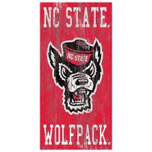 Настенный знак с логотипом волчьей стаи штата Северная Каролина Fan Creations