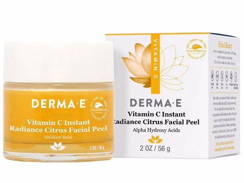 Цитрусовый пилинг для лица Derma E с витамином C Instant Radiance -- 2 унции Derma E