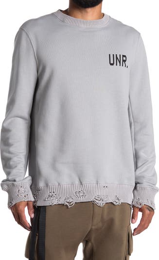 Толстовка-пуловер с потрепанной отделкой LAX UNRAVEL PROJECT