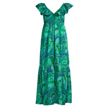 Платье с принтом жасмина Ro's Garden