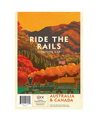 Ride the Rails Australia Canada - Дополнение к стратегической настольной игре Ride the Rails Capstone Games