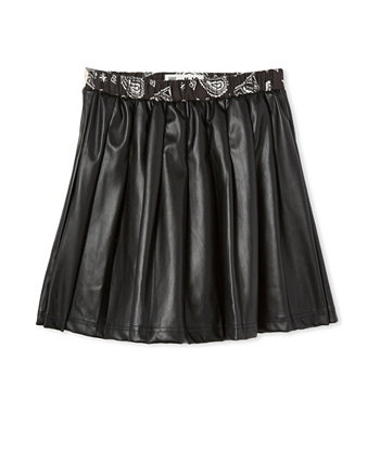 Big Girls License Pleated Plaid Skirt COTTON ON