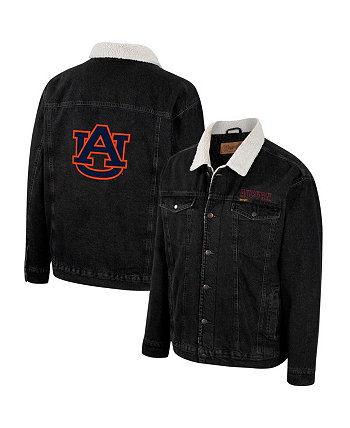 Мужская джинсовая куртка на пуговицах в стиле вестерн x Wrangler Charcoal Auburn Tigers Western Colosseum
