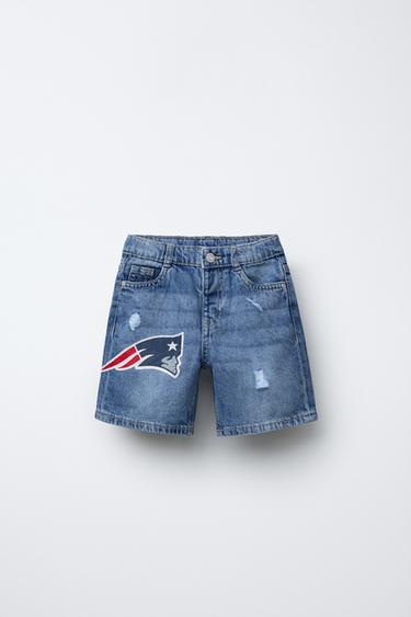 PATRIOTS © NFL DENIM SHORTS Zara