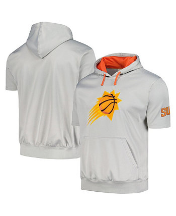 Мужской пуловер с капюшоном и логотипом Silver Phoenix Suns Big and Tall Fanatics