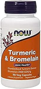 NOW Foods - Turmeric & Bromelain 90 vcaps NOW Foods