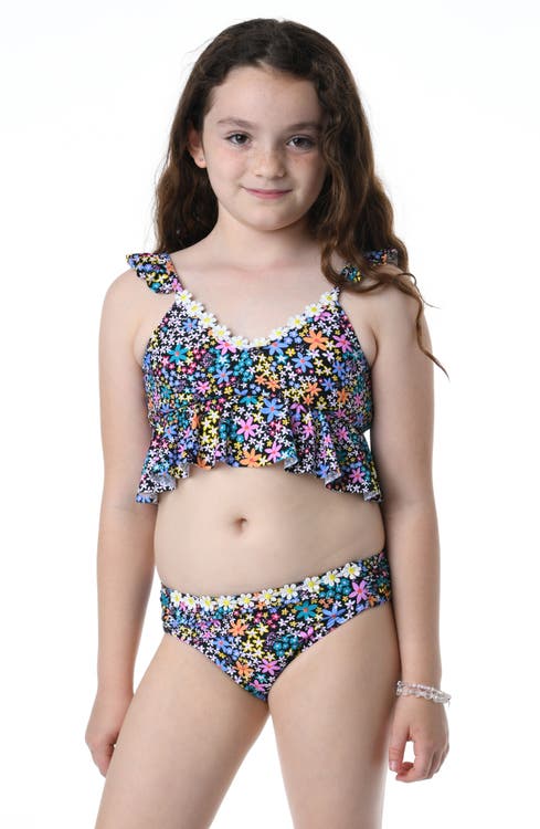 Kids' Dainty Ruffle Triangle Two-Piece Swimsuit Hobie