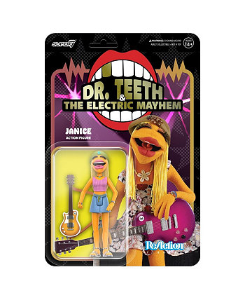 Dr. Teeth & The Electric Mayhem Janice The Muppets ReAction Figure - Wave 1 SUPER7