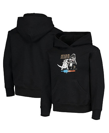 Молодежный черный пуловер с капюшоном «Битва зверей» Beast Mode