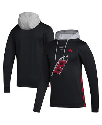 Мужской черный пуловер с капюшоном Carolina Hurricanes Refresh Skate Lace AEROREADY Adidas