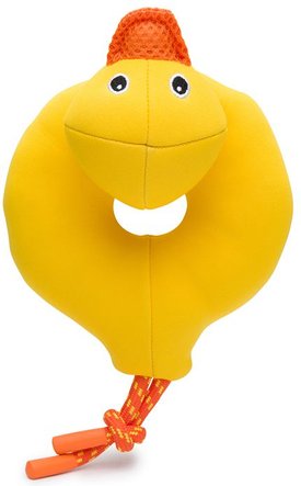 fabdog Duck Floatie Water Outdoor Plush Dog Toy Fabdog