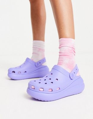 Классические фиолетовые сабо Crocs Crocs