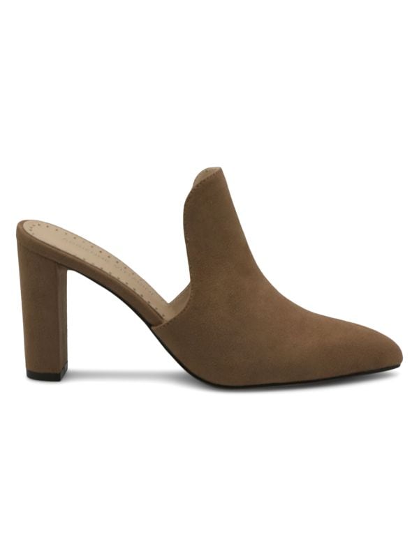 Туфли-мюли Nella из искусственной кожи на блочном каблуке Adrienne Vittadini