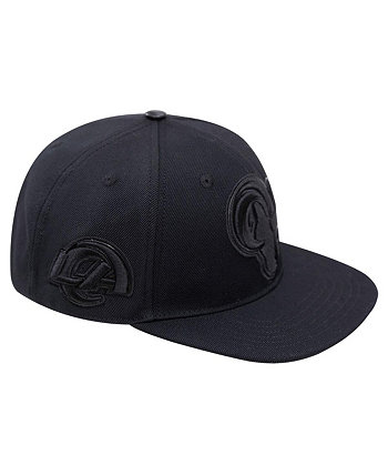 Мужская кепка Snapback тройного черного цвета Los Angeles Rams Pro Standard