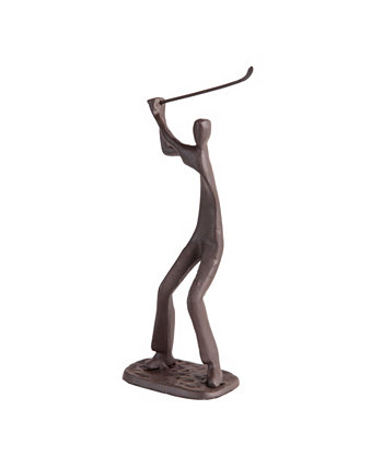Чугунная скульптура гольфиста Danya B
