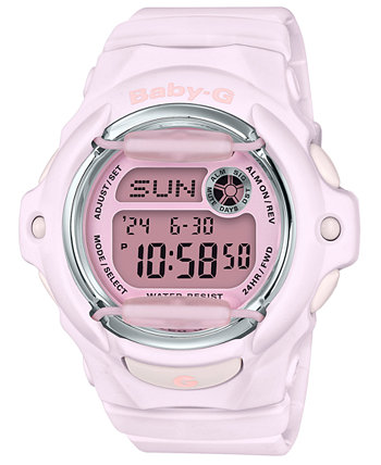 Женские цифровые часы с розовым пластиковым ремешком 42,6 мм G-Shock