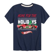 Boys 8-20 Hot Wheels Home For The Holidays Graphic Tee Hot Wheels