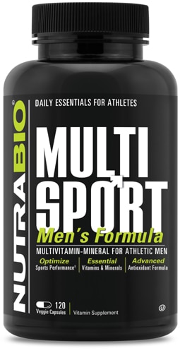 NutraBio MultiSport для мужчин — 120 капсул NutraBio