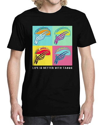 Мужская футболка Better with Tacos Graphic Buzz Shirts