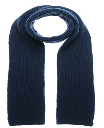 Мужской вязаный шарф с узором шеврон из смесовой шерсти V. Fraas