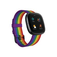 Fitbit Versa 3/Sense Woven Rainbow Accessory Band Fitbit