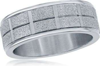 Вольфрамовое кольцо с пескоструйной обработкой BLACKJACK