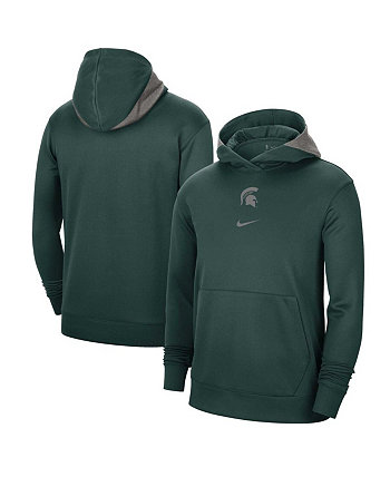 Мужской зеленый пуловер с капюшоном Michigan State Spartans Team Basketball Spotlight Performance Nike