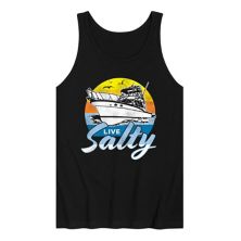 Men's Live Salty Graphic Tank Top Licensed Character