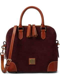 Замшевая сумка-портфель с куполом Dooney & Bourke