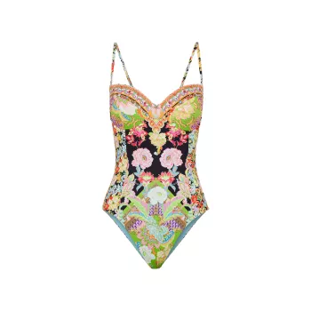 Floral One-Piece Swimsuit Camilla