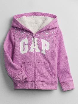 Толстовка с капюшоном babyGap на подкладке из шерпы с логотипом Gap Factory