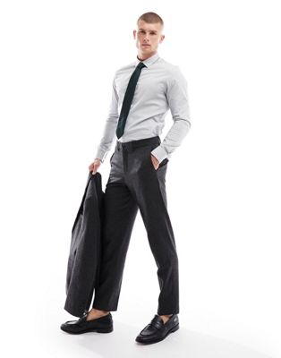 Темно-серые узкие элегантные брюки Selected Homme Selected