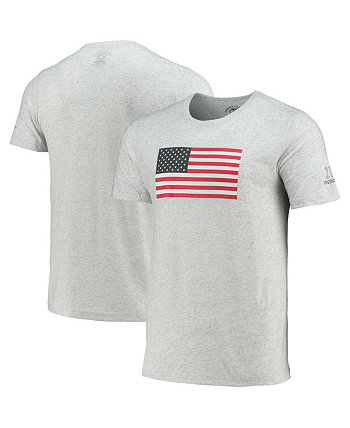 Мужская белая футболка из трех смесовых материалов 2022 Presidents Cup United States Team Ahead