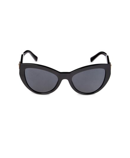 Солнцезащитные очки «кошачий глаз» с головой Медузы, 53 мм Versace