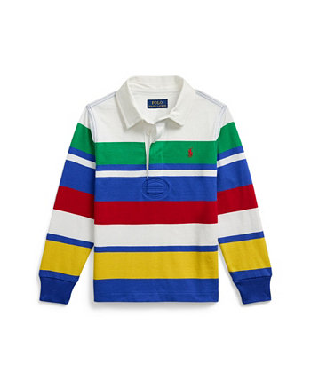 Детская рубашка Polo Ralph Lauren The Iconic Rugby Shirt Polo Ralph Lauren