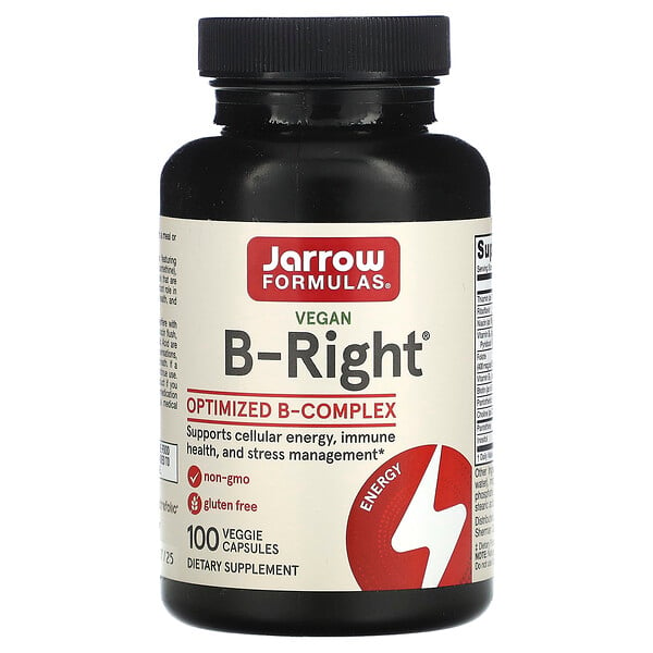 B-Right, 100 растительных капсул Jarrow Formulas