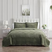 VCNY Home Westland Quilted Plush Bedspread Set VCNY HOME