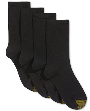 Набор из 4 женских плоских вязаных однотонных носков, созданных для Macy's Gold Toe