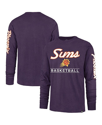 Мужская фиолетовая футболка Phoenix Suns 2023/24 City Edition Triplet Franklin с длинным рукавом '47 Brand