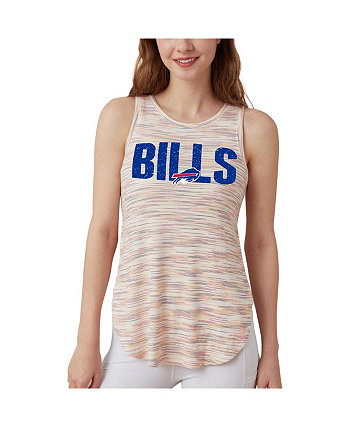 Женская многоцветная рваная майка из трехцветной ткани Buffalo Bills Sunray Concepts Sport