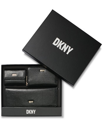 Набор кошельков Lumen из трех предметов в подарочной упаковке DKNY