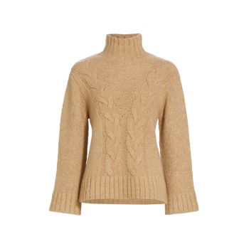 Dasha Wool-Blend Turtleneck Sweater Deveaux New York